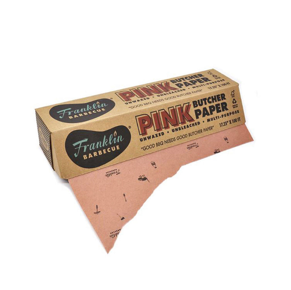 Franklin BBQ Pink Butchers Paper 30m